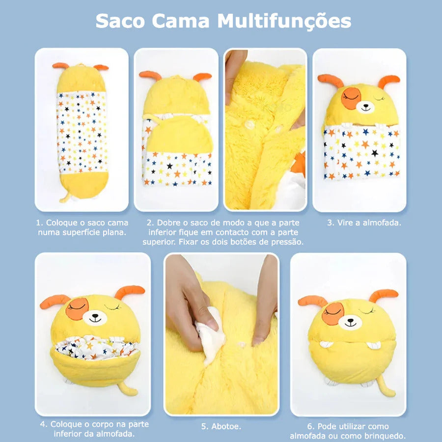 Saco de Dormir de Peluche para Niños - Mariquita