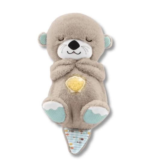 Juguete de Peluche Interactivo con Luz y Música - Nutria Marrón