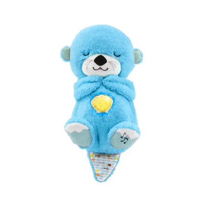 Juguete de Peluche Interactivo con Luz y Música - Nutria Azul