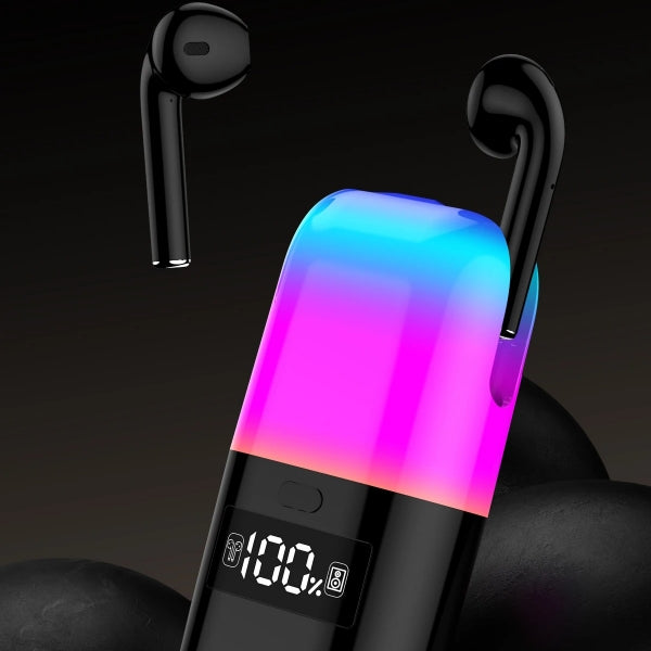 Auriculares Bluetooth con Altavoz y Luz LED