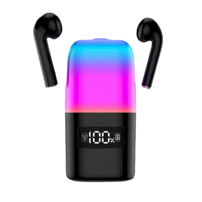 Auriculares Bluetooth con Altavoz y Luz LED