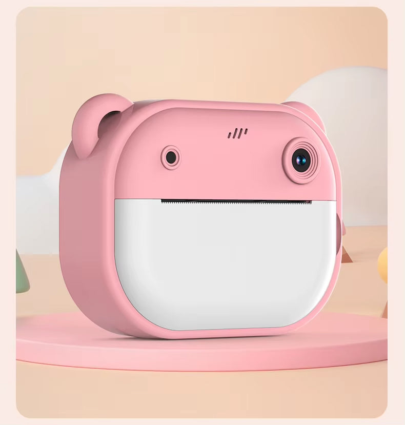 Cámara instantánea rosa para niños