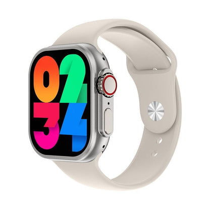 Reloj inteligente HW9 Ultra 2 con 3 pulseras + llavero - Gris