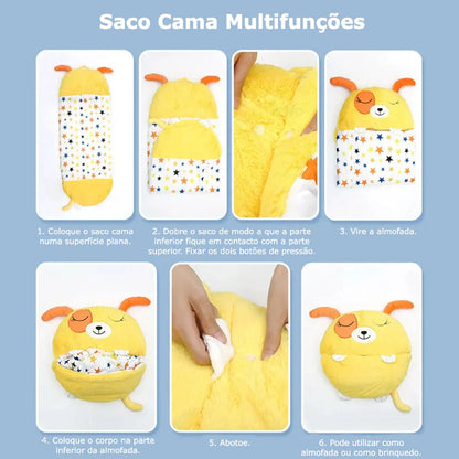Saco de Dormir de Peluche para Niños - Mariquita