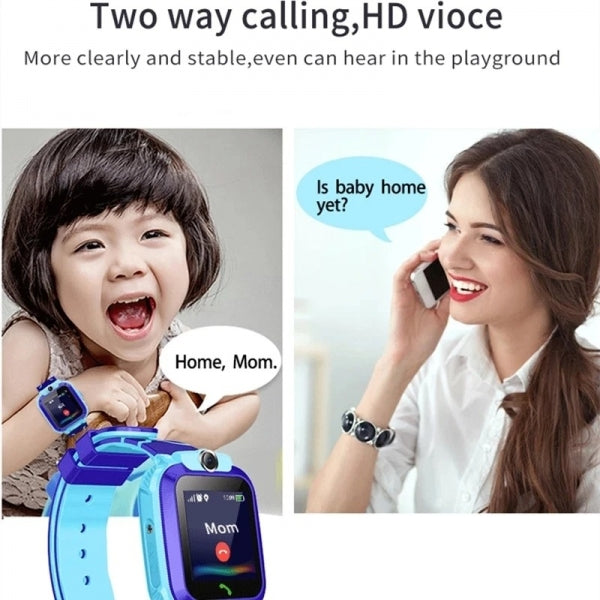 Reloj inteligente para niños con GPS - AZUL