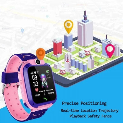 Reloj inteligente para niños con GPS - AZUL
