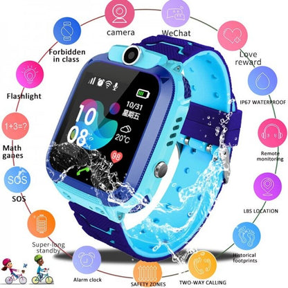 Reloj inteligente para niños con GPS - AZUL